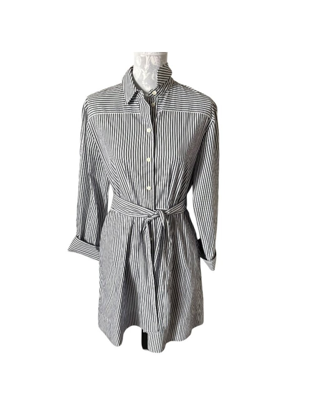 ALEX MILL Naomi Striped Dress Long Sleeve Casual Womens Small